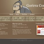 Gorirra Wireframe - home page