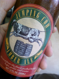 jumping-cow-amber-ale it didn't taste like milk surprisingly